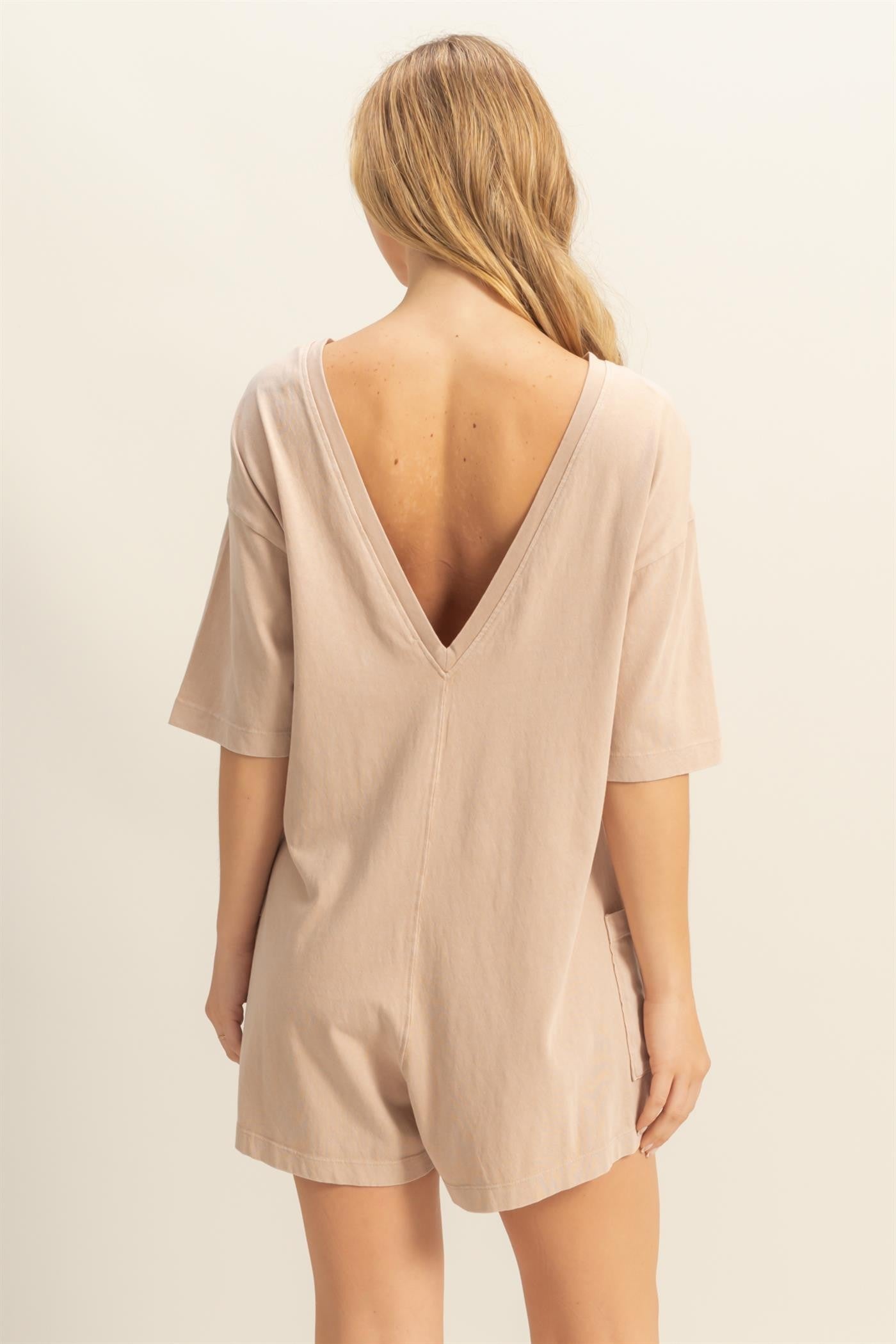 Open Back Romper