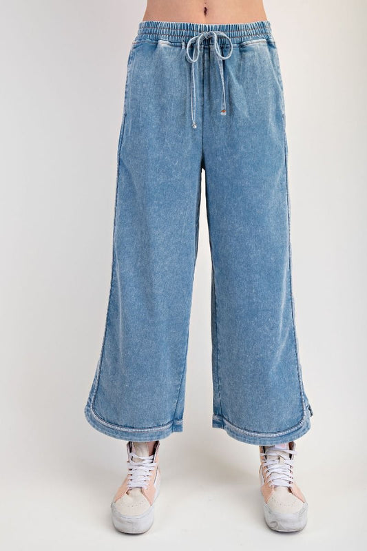 Mineral Wash Stretch Pants