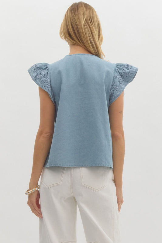 Flutter Floral Applique - Curvy