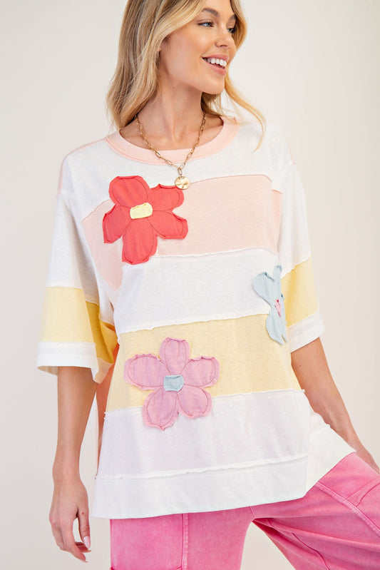 Peach Lemon Flower Top