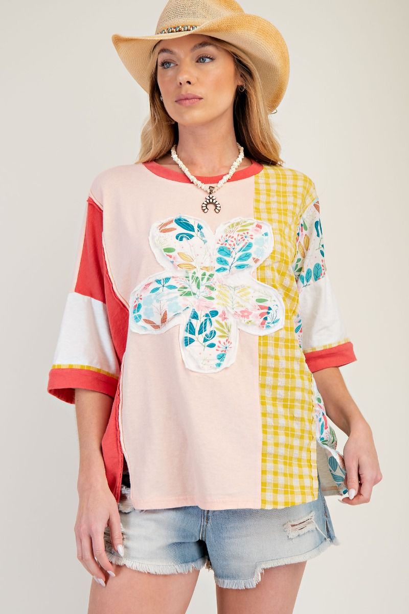 Flower Patch Oversized Boxy Top