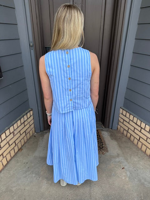 Striped Skirt Set