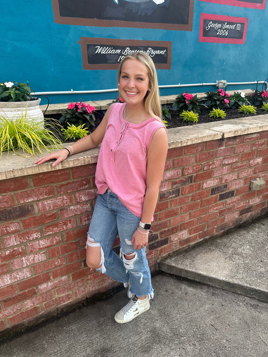 Sleeveless Knit Top